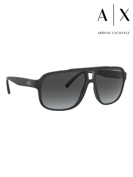 Armani Exchange Ax4104S Rectangle Black Sunglasses (B36169) | €106
