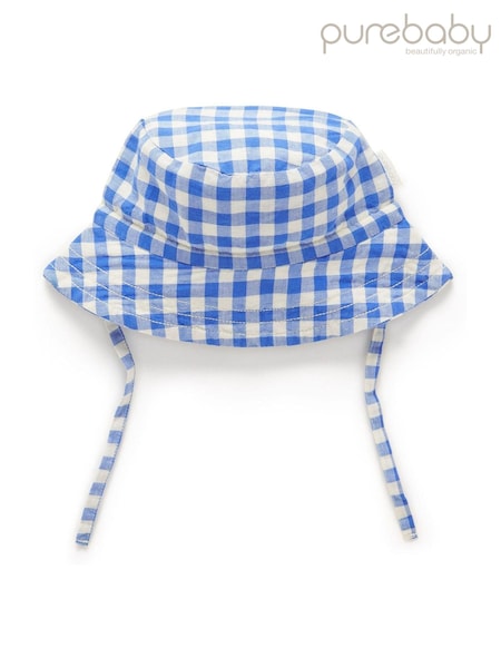 Purebaby Gingham Hat (B36210) | €10.50