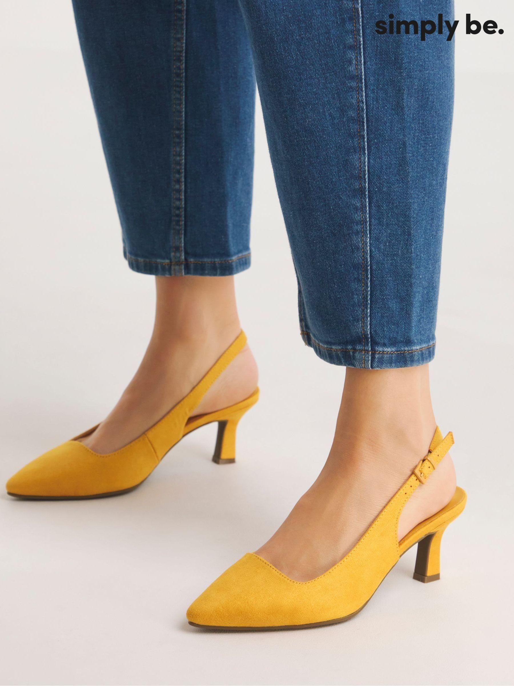 Yellow Slingback Shoes Next Luxembourg
