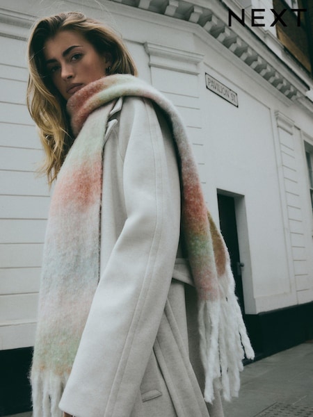 Pastel Ombre Heavyweight Blanket Scarf (B36445) | €14