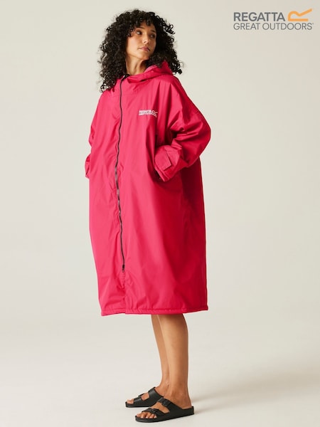 ורוד - Regatta Adult Waterproof Changing Robe (B36471) | ‏377‏₪