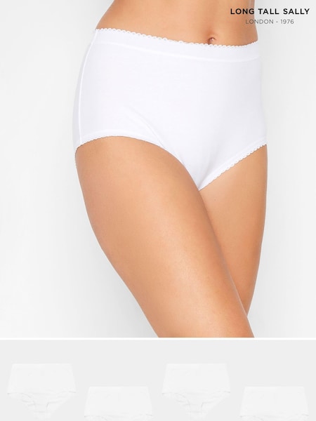 Long Tall Sally Cotton Stretch Full Briefs 4 Pack (B36599) | ‏10 ر.ع.‏