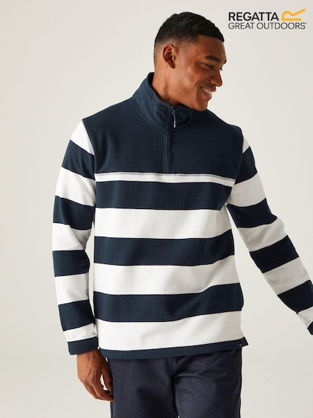Regatta Blue Agilno Quarter Zip Fleece (B36673) | AED204