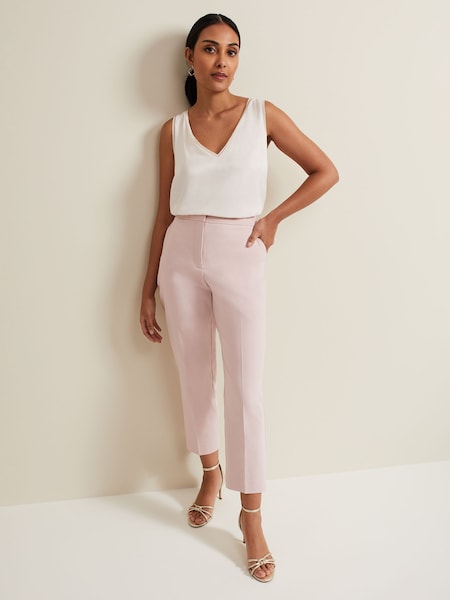 Phase Eight Pink Petite Ulrica Tapered Suit Trousers (B36825) | ₪448