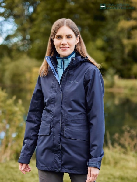 Azul - Mountain Warehouse Womens Glacial Extreme Long Waterproof Coat (B36931) | 136 €