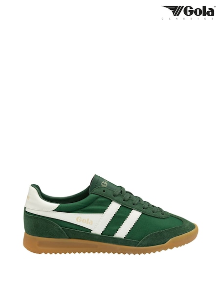 Gola Green Mens Tornado Lace-Up Trainers (B37020) | ₪402