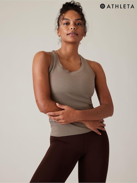 Athleta Brown Momentum Seamless Tank Top (B37024) | €17