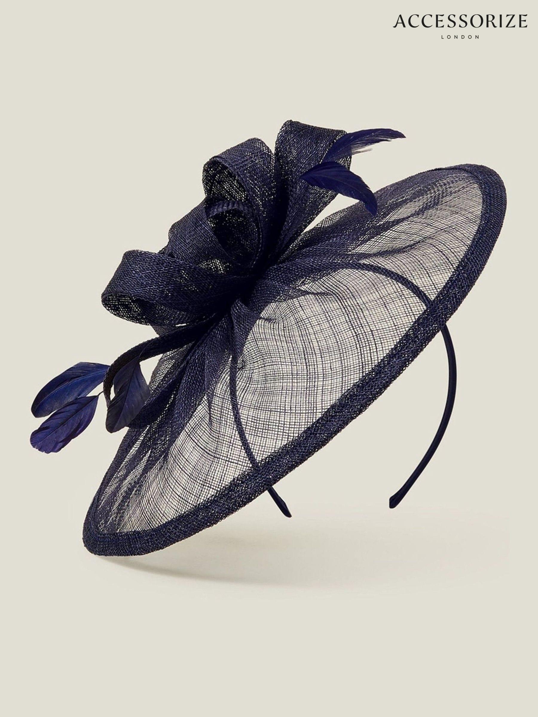 Navy fascinator accessorize best sale