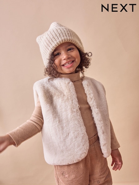 Oatmeal Chunky Rib Beanie Hat (1-16yrs) (B37312) | €6 - €12