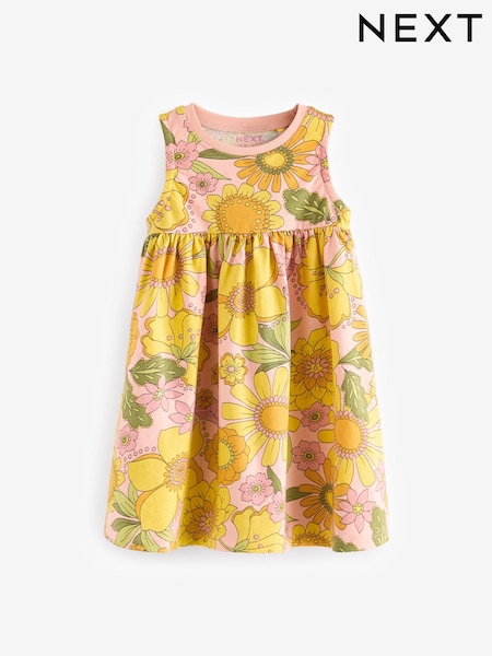Rumena - 100% Cotton Sleeveless Jersey Dress (3mths-7yrs) (B37593) | € 6 - € 8