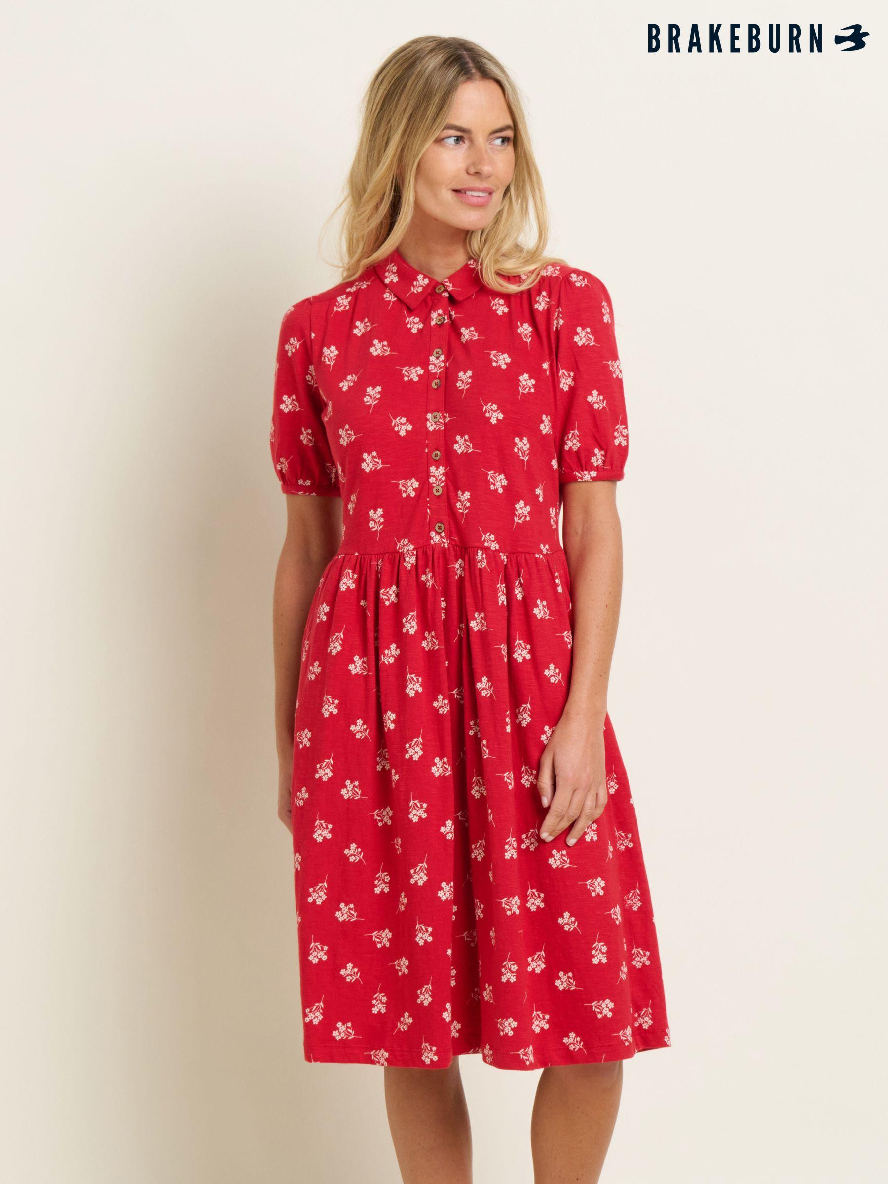 Women s Red Summer Dresses Floral Printed Dresses Next Luxembourg