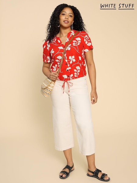 White Stuff Ferne Linen Blend Shirt (B37668) | 236 LEI