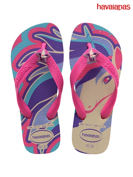 Cream - Sandale copii cu model fantezie Havaianas (B37735) | 78 LEI