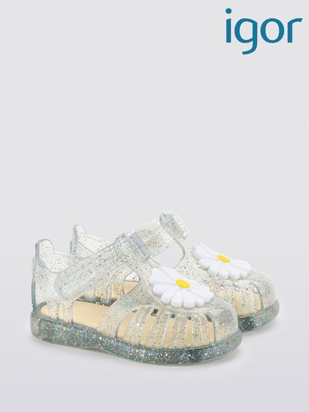 Klar - Igor Gloss Flor Glitter Sandaler (B37874) | kr328