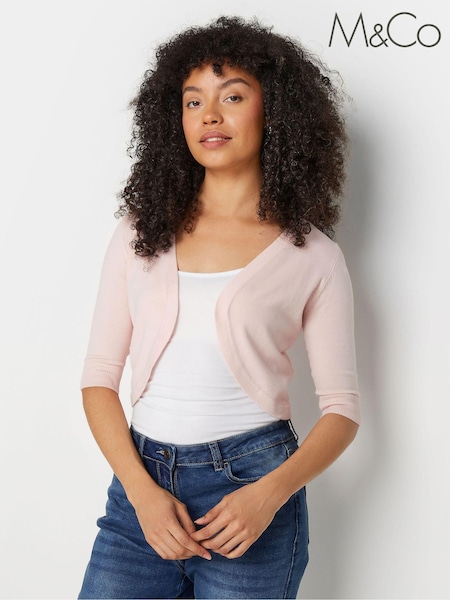 M&Co Cropped Cardigan (B37978) | € 36