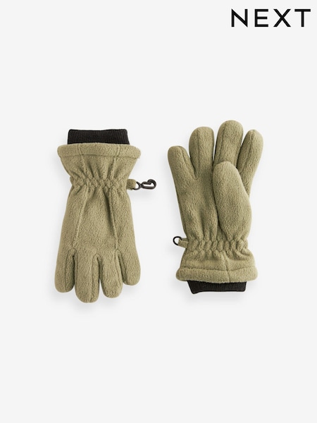 Sage Green Fleece Gloves (3-16yrs) (B38115) | R$ 80 - R$ 110