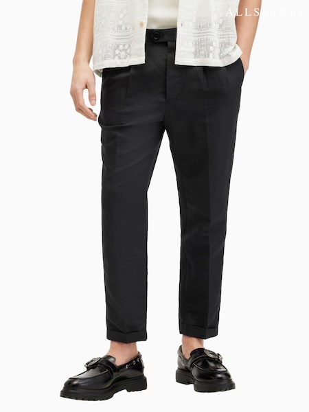 AllSaints Black Cross Tallis Trousers (B38190) | €72