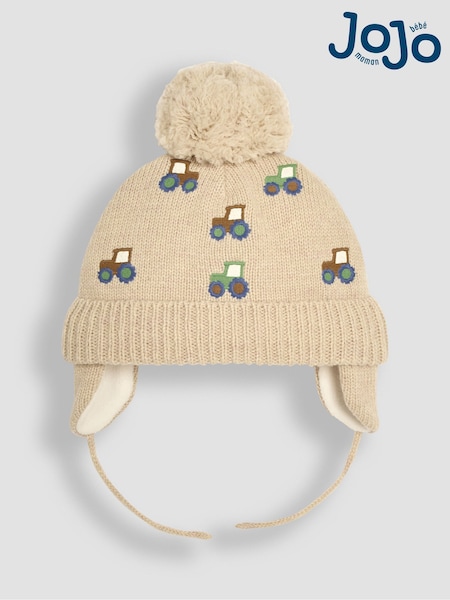 Natur - ​​​​​​​Jojo Maman Bébé Mütze mit Bagger-Stickerei (B38306) | 26 €