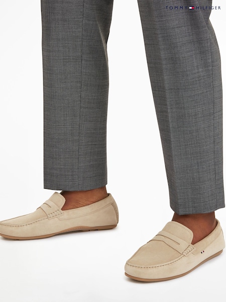 Tommy Hilfiger Natural Casual Suede Shoes (B38383) | 321 QAR