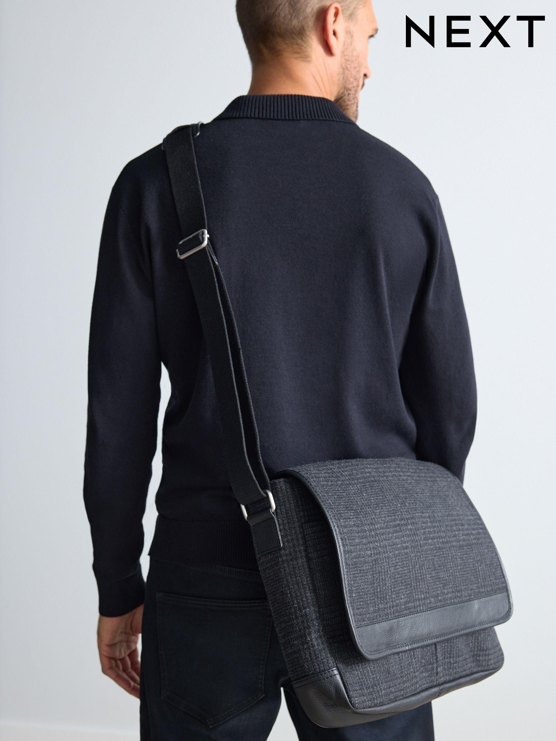 Men s Bags Black Casual Messenger Accessories Next Austria