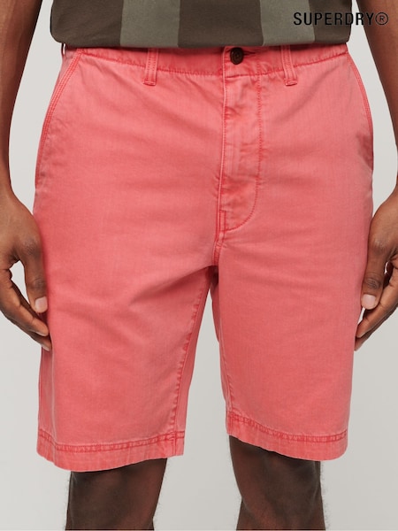 Superdry Pink Officer Chino Shorts (B38504) | €67
