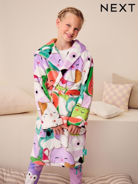كريم/وردي/أخضر - Multi Squishmallows License Dressing Gown (5-16yrs) (5-16yrs) (B38686) | ‏65 د.إ.‏ - ‏ 99‏ د.إ.