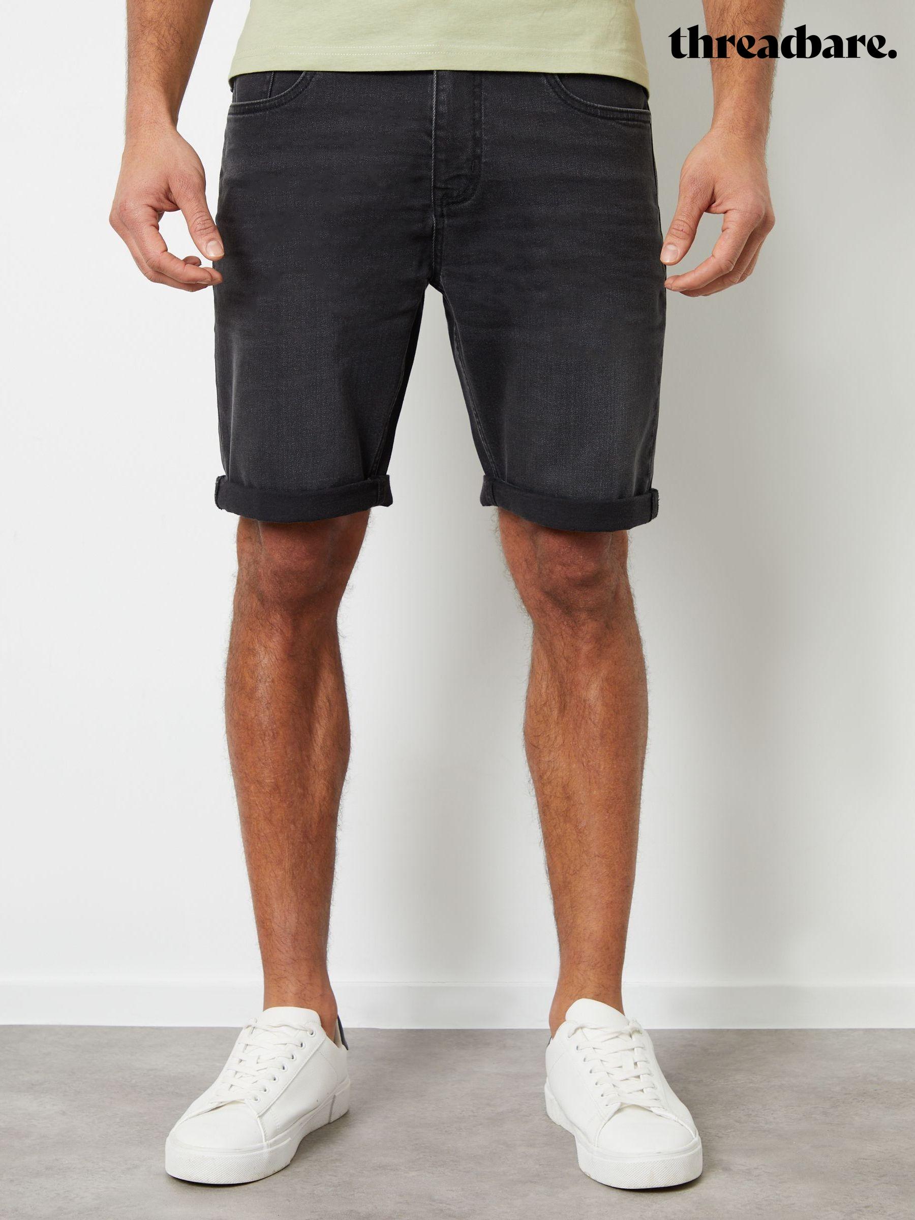Next mens denim shorts shop