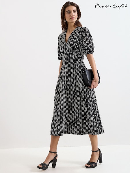 Black - Phase Eight Yasmine Dress