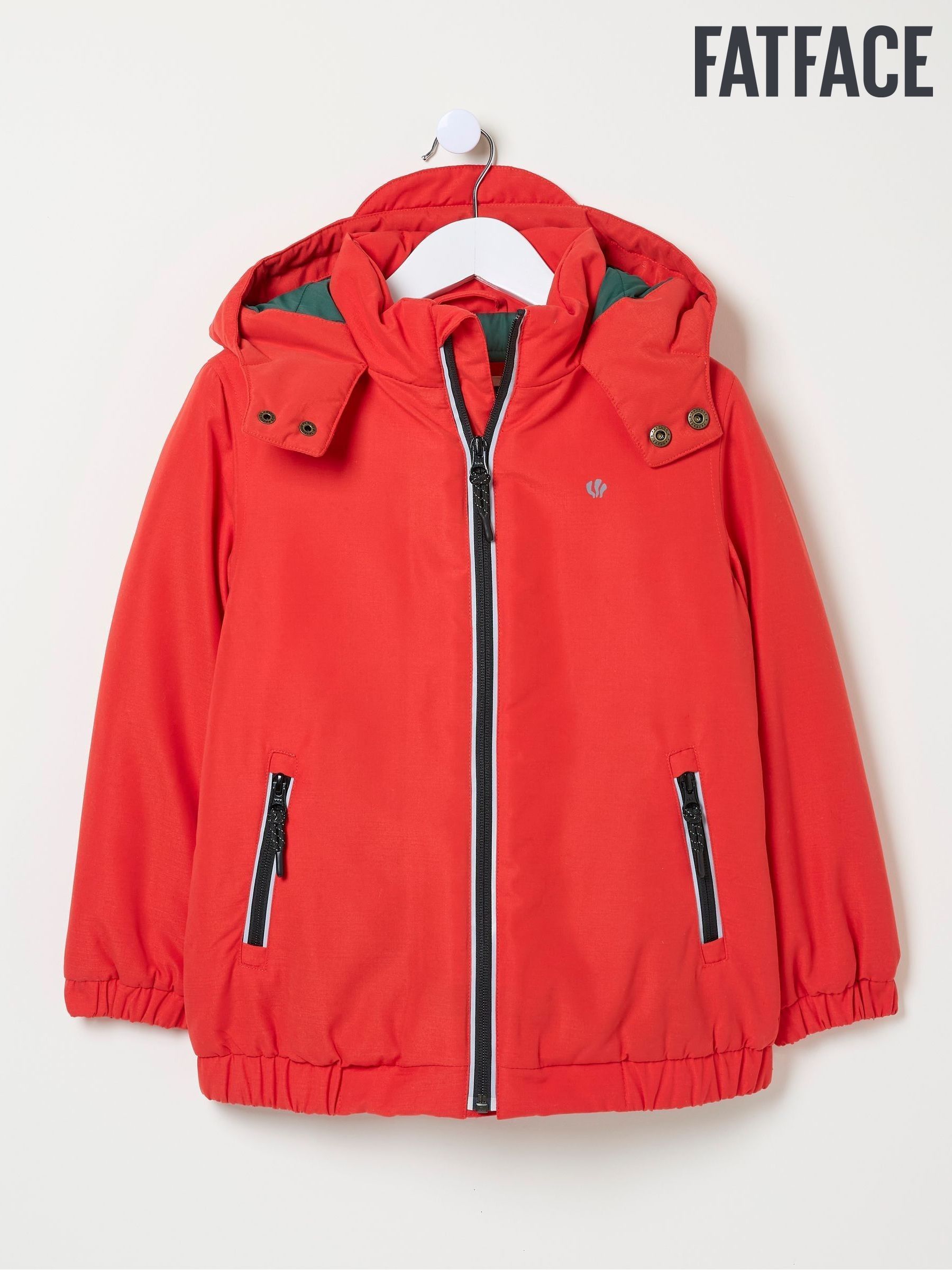 Boys Red Hooded Plain Jackets Next Luxembourg