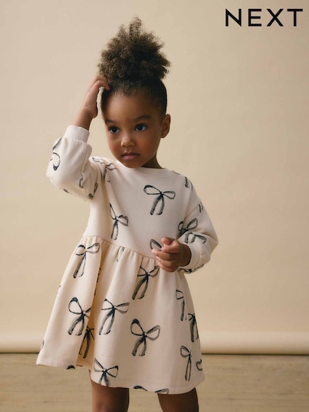 Jednobarevné - Long Sleeve Jumper Dress (3mths-7yrs) (B39179) | 380 Kč - 455 Kč
