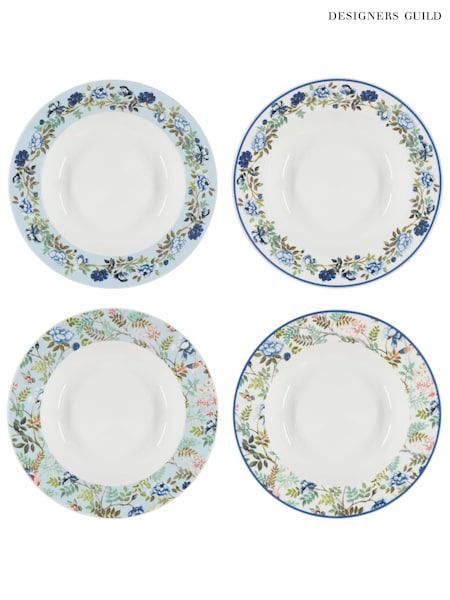 Designers Guild Porcelaine De Chine Pasta Bowls Set Of 4 (B39345) | ‏241‏₪