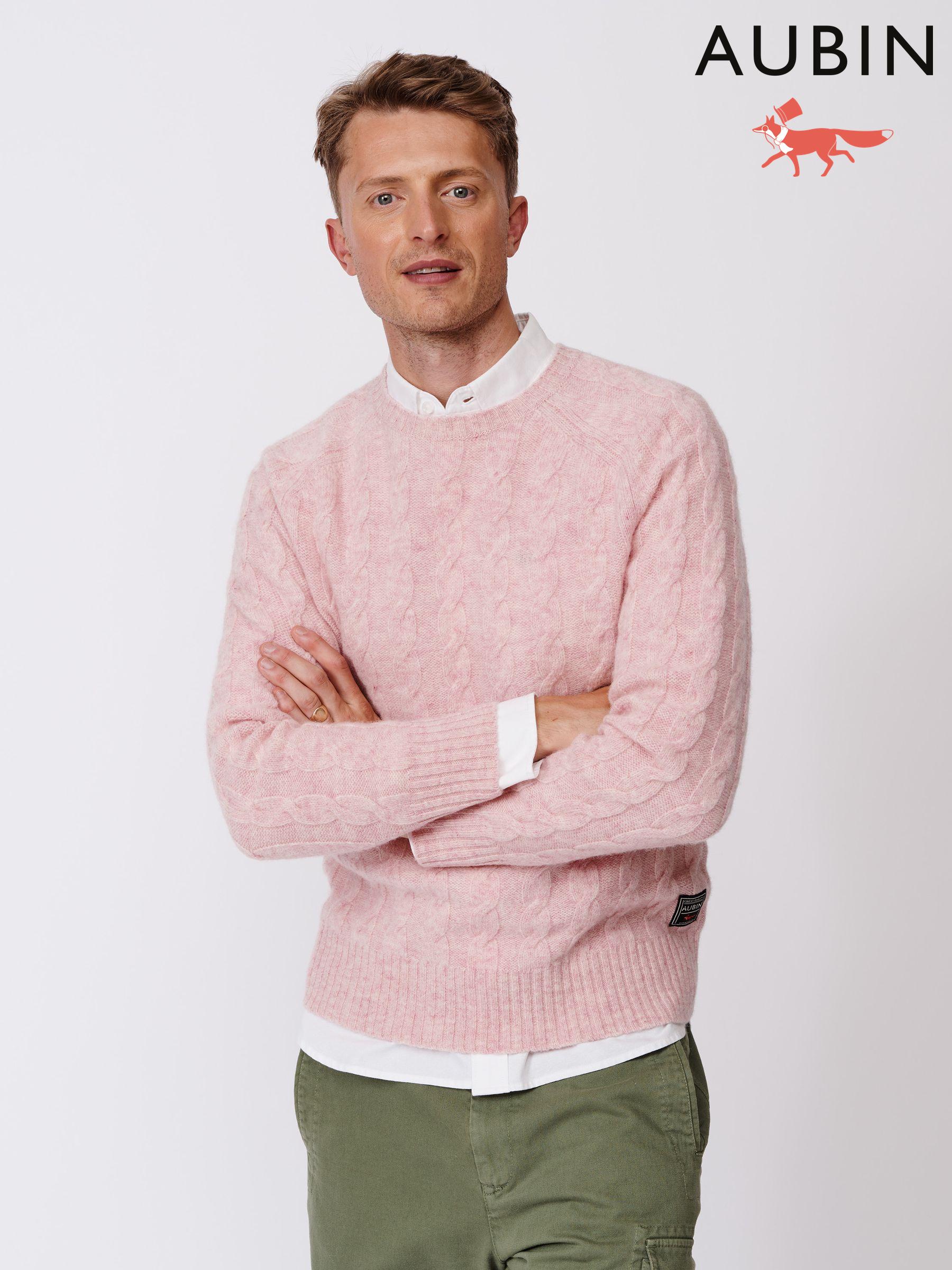 Mens Pink Jumpers Mens Pink Crew V Jumpers Next Oman