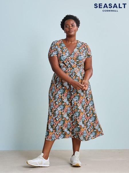 Seasalt Cornwall Black Multi Chapelle Dress (B39469) | €42