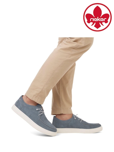 Rieker Mens Blue Evolution Lace-Up Shoes (B39504) | €54