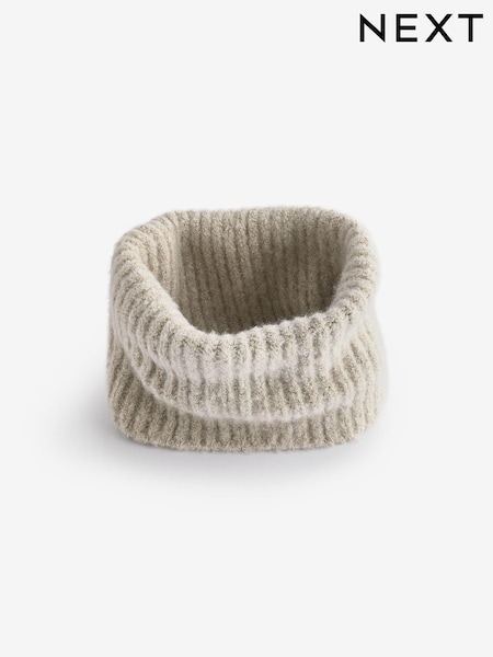 Oatmeal Chunky Rib Snood (1-16yrs) (B39534) | kr100 - kr167