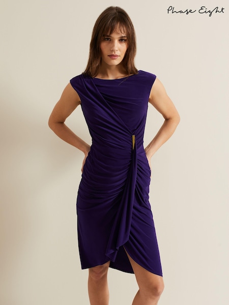 Phase Eight Purple Donna Bodycon Dress (B39601) | 412 QAR