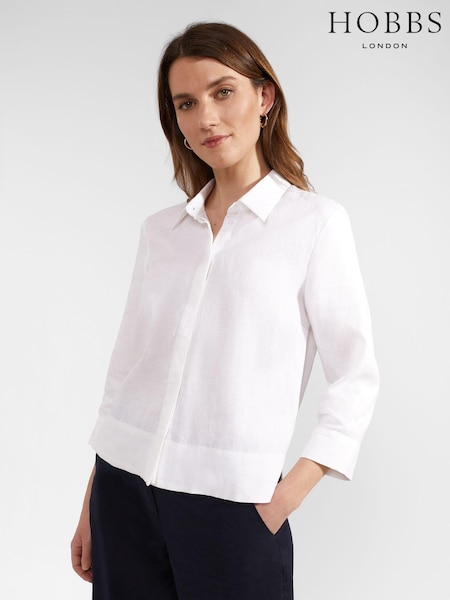 Hobbs White Nita Shirt (B39761) | ₪397