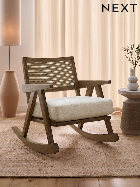 Casual Boucle Oyster Abel Rocking Chair (B39869) | €365