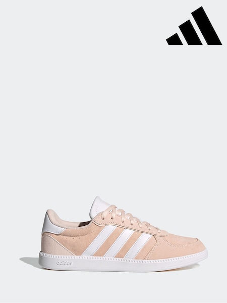 adidas Pink/White Breaknet Sleek Trainers (B39970) | €66