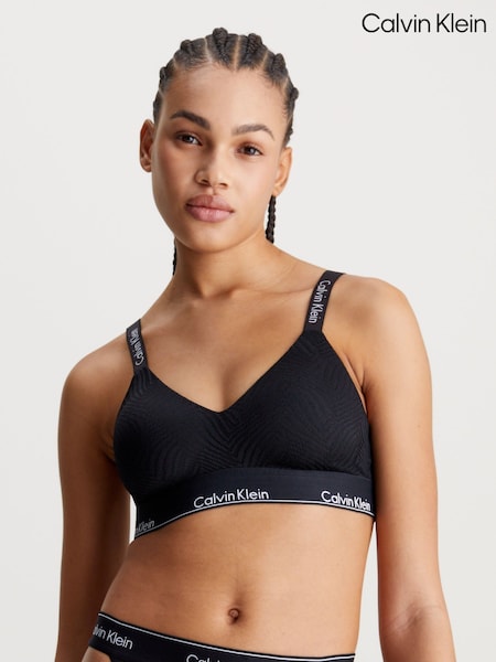 Calvin Klein Slogan Strap Bralette (B40022) | ‏233 د.إ.‏