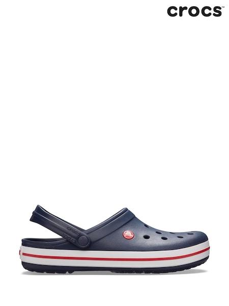 Crocs Navy Crocband Clogs (B40074) | ₪277
