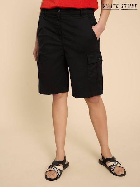 White Stuff Black Cargo Everleigh Shorts (B40098) | €40