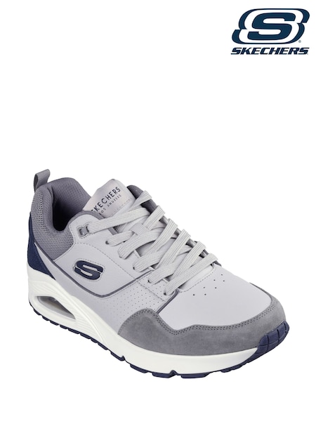 Skechers Grey Uno Retro One Trainers (B40173) | ₪397