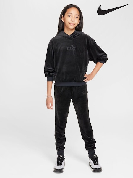 Nike Black Velour Overhead Hoodie (B40230) | €42