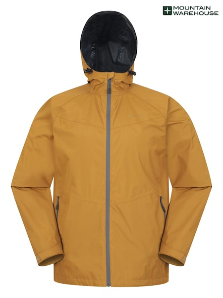Mountain Warehouse Yellow Mens Radius Water Resistant Softshell Jacket (B40331) | €113