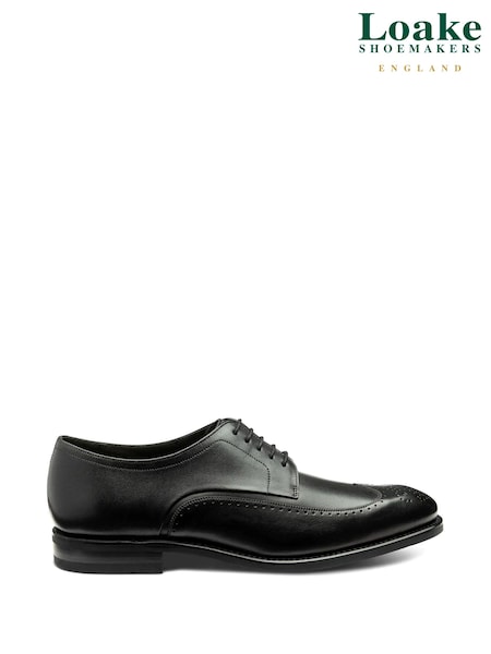 Negru - Pantofi Brogue Derby Loake (B40432) | 1,037 LEI