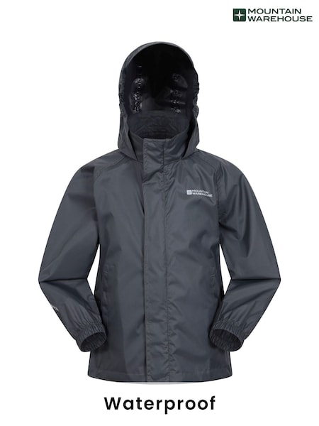 Mountain Warehouse Black Kids Pakka II Waterproof Jacket (B40441) | BGN 74