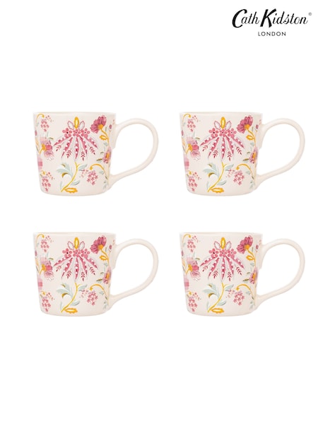 Cath Kidston Cream Friendship Gardens Dolly Mug Set (B40477) | €54