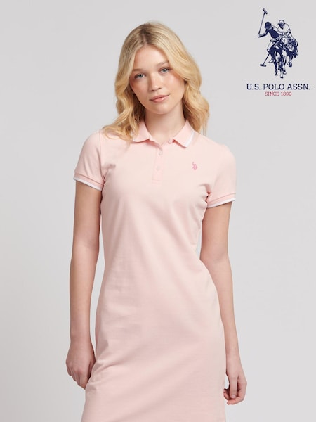 U.S. Polo Assn. Pink Womens Polo Dress (B40707) | €66