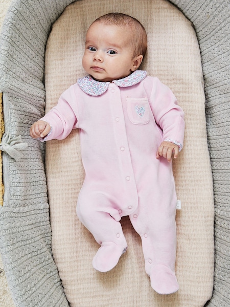 JoJo Maman Bébé Velour Sleepsuit (B40766) | 38 €